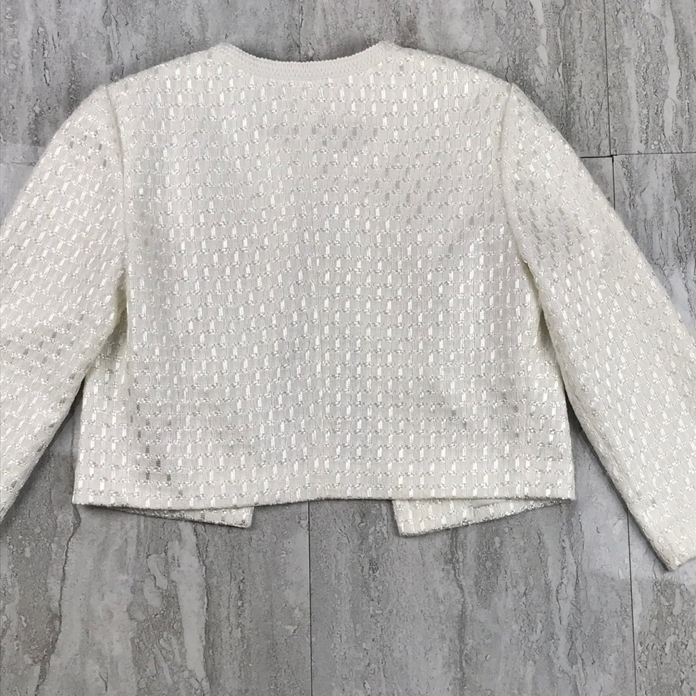 Karl Lagerfeld Tweed Crop Jacket - Picture 13 of 14